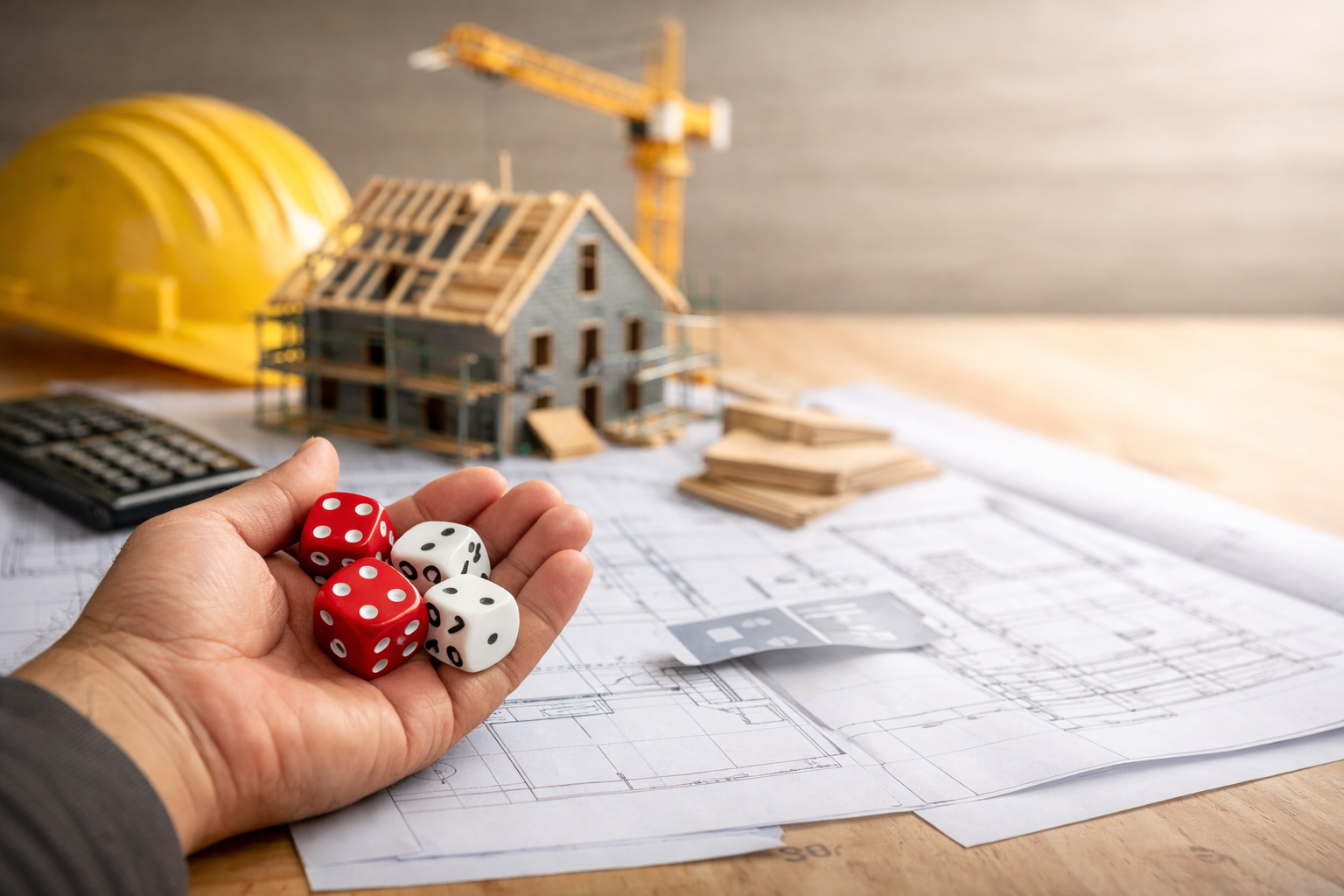 Construction planning with dice (building shouldn’t feel like gambling)